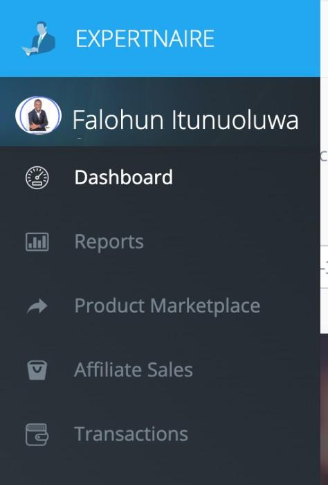 Expertnaire affiliates dashboard