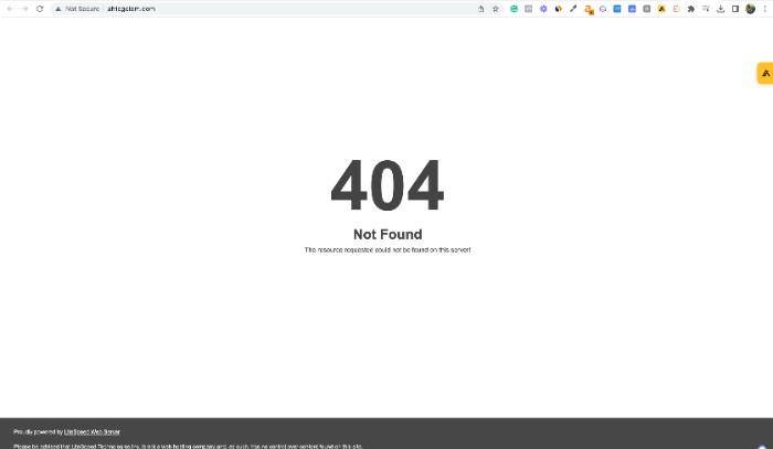 404 Not Found